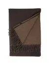 Goia Fringed Rectangular Scarf In Metallic