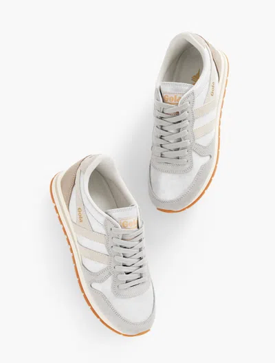 Gola Â® Daytona Blaze Sneakers - Silver/wheat/feather Grey - 10m Talbots In Silver,wheat,feather Grey