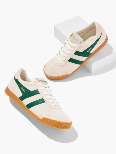 Gola Â® Elan Sneakers - Wheat/evergreen/pearl Pin - 8m Talbots In White
