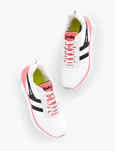 Gola Â® Typhoon Sneakers - White/black/tea Rose - 9m Talbots In White,black,tea Rose