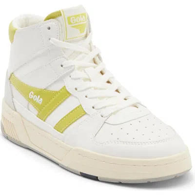 Gola Allcourt High Top Sneaker In White