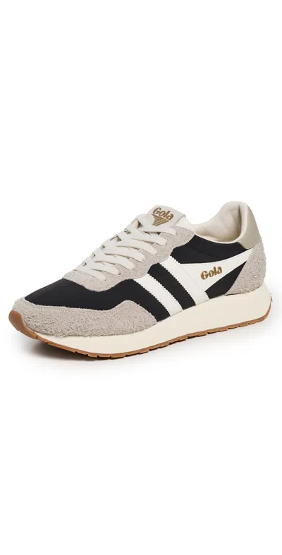 Gola Arizona Sneakers Black/feather Grey/off White In Neutral