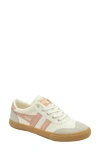 Gola Badminton Sneaker In Off White/ Pearl Pink/ Gum