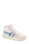 Gola Challenge High Top Sneaker In Pink