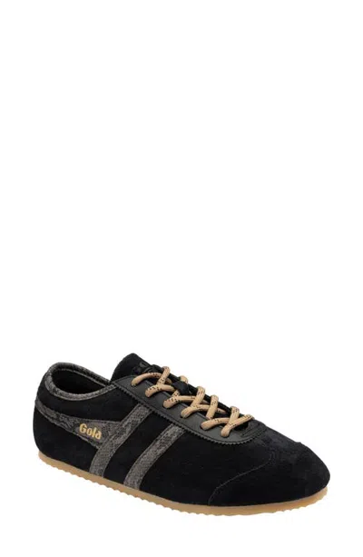 Gola Cleora Ii Leather Sneaker In Black