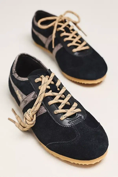 Gola Cleora Ii Suede Sneakers In Black