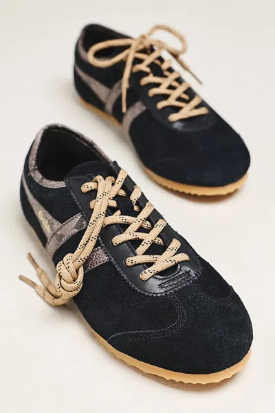 Gola Cleora Ii Suede Sneakers In Animal Print