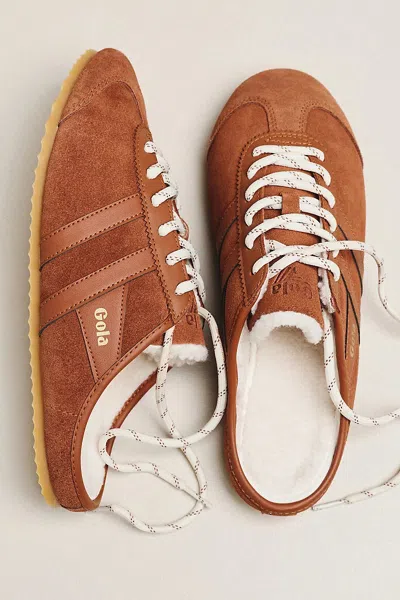 Gola Cleora Mule Sneakers In Brown