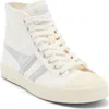 Gola Coaster Flame High Top Sneaker In White