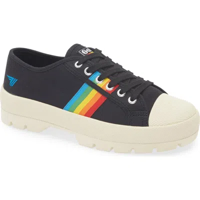 Gola Coaster Peak Rainbow Sneaker In Multi