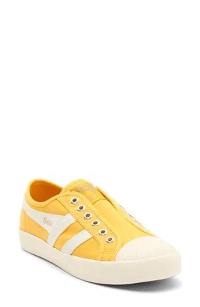 Gola Coaster Slip-on Sneaker In Yellow