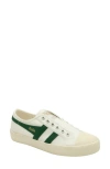 Gola Coaster Slip-on Sneaker In Off White/ Green