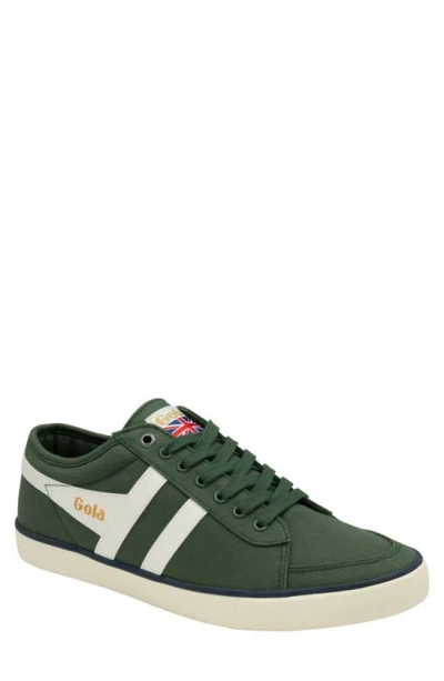 Gola Comet Low Top Trainer In Evergreen/ Off White/ Navy