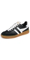Gola Cyclone Leather Sneakers In Black
