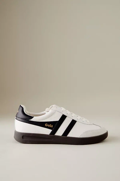 Gola Cyclone Leather Trainers In White