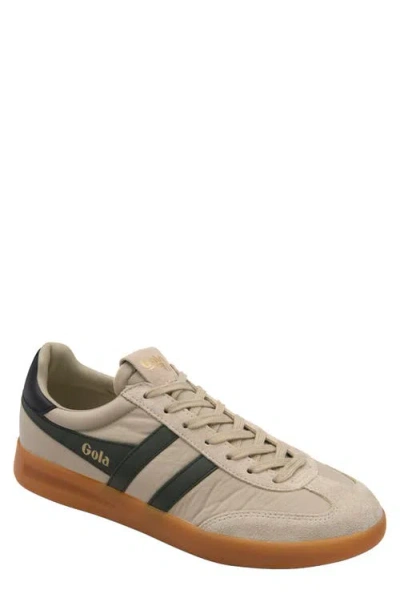 Gola Cyclone Sneaker In Bone/dark Khaki/black