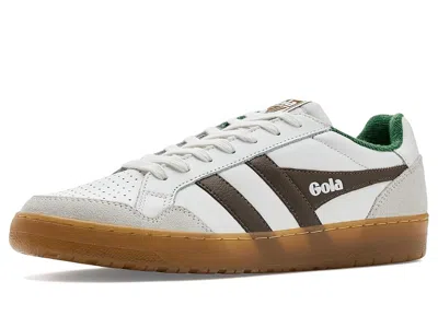 Gola Eagle '86 Men's Snow Shoes White/otter/evergreen/gum: 13 D - Medium In Multi
