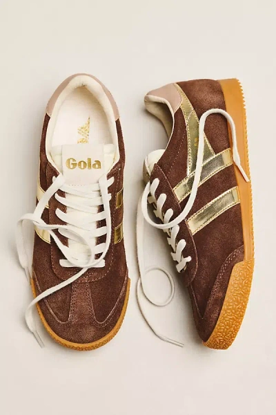 Gola Elan Glitz Sneakers In Brown