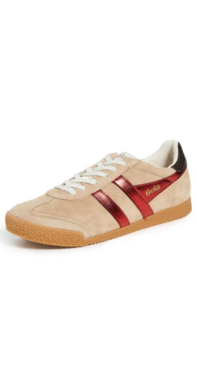 Gola Elan Glitz Sneakers Light Caramel/red/dark Brown In Neutral