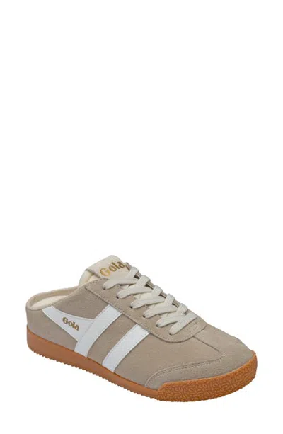 Gola Elan Leather Sneaker Mule In Purple