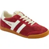 Gola Elan Suede Trainers In Red