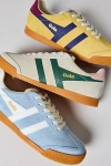 Gola Women's Elan Sneaker In Wheat/evergreen/pearl Pink, Women's At Urban Outfitters In Wheat/evergreen/pearl Pine
