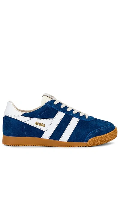 Gola Elan Sneaker In Marine Blue & White