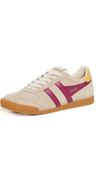 Gola Elan Sneakers Bone/cerise/pollen In Neutral