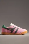 Gola Women's Elan Sneaker In Fuchsia/black/evergreen, Women's At Urban Outfitters In Pink