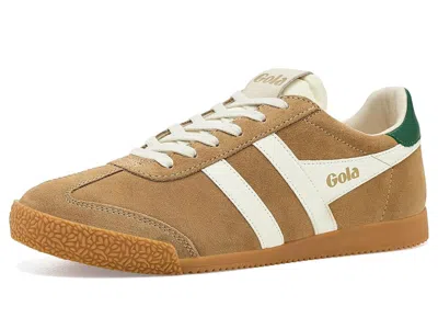 Gola Elan Women's Shoes Brown Sugar/off White/evergreen: 8 B - Medium, Suede In Multi