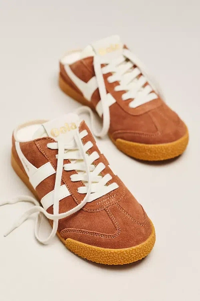 Gola Exclusive Elan Mule Sneakers In Brown