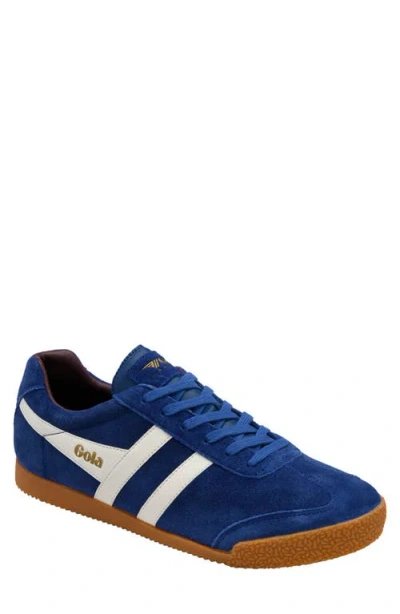 Gola Harrier Low Top Sneaker In Blue
