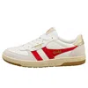Gola Hawk White / Raspberry / Gold Clb336 Women's In White