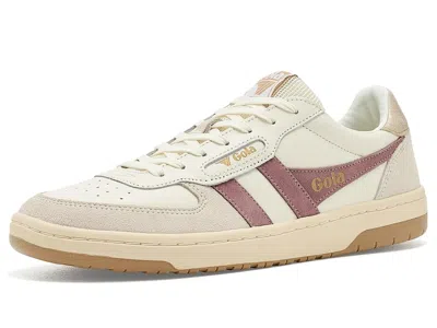 Gola Hawk Women's Shoes White/brown Rose/gold: 11 B - Medium In Multi