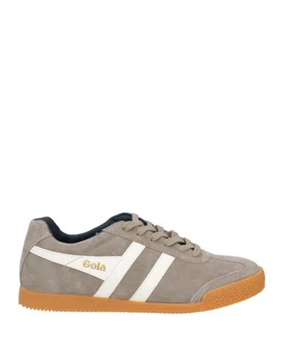 Gola Man Sneakers Grey Size 8 Leather, Textile Fibers