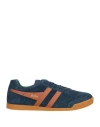 Gola Man Sneakers Navy Size 15 Leather, Textile Fibers In Blue