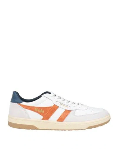 Gola Man Sneakers White Size 9 Leather