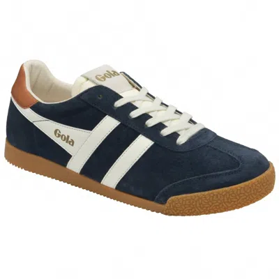 Gola Men's Elan Sneaker Shoe In Navy/off White/moody Orange In Blue