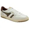 Gola Men's Hawk Sneakers In White/khaki/rust In White