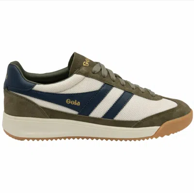 Gola Men's Tornado '88 Mesh Sneaker In Off-white/khaki/navy In Multi