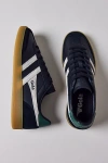 Gola Men's Viper Leather Sneaker In Black/off White/evergreen, Men's At Urban Outfitters In Blue