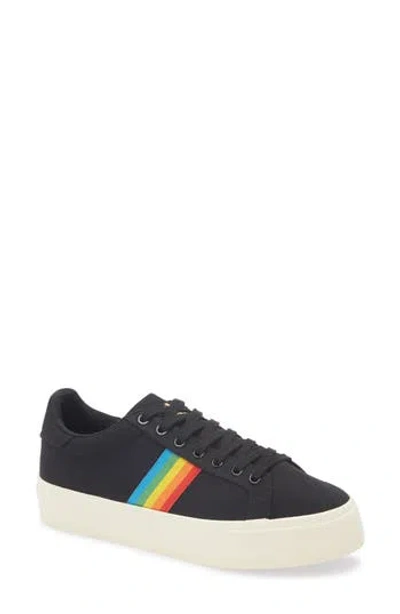 Gola Orchid Platform Sneaker In Black