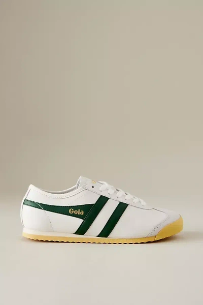 Gola Race Leather Trainers In White