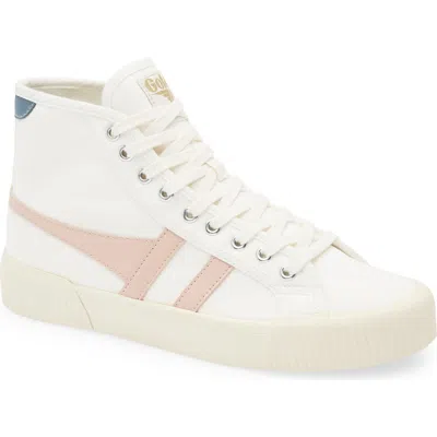 Gola Rally High Top Sneaker In White