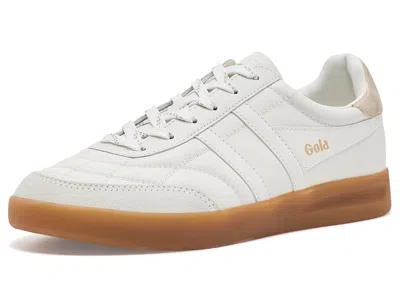 Gola Stadia Leather Women's Shoes White/gold/gum: 7.5 B - Medium