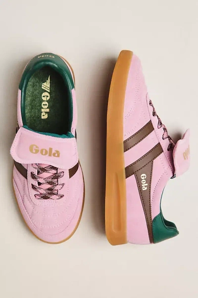 Gola Stadium '86 Suede Sneakers In Pink