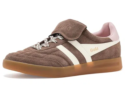 Gola Stadium '86 Women's Shoes Otter/off White/chalk Pink/gum: 8 B - Medium In Brown