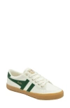 Gola Stratus Plimsolls Sneaker In Off White/ Green/ Gum