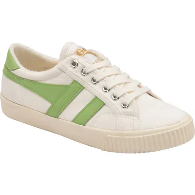 Gola Tennis Mark Cox Sneaker In Off White/patina Green