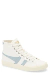Gola Tennix Mark Cox High Top Sneaker In Metallic
